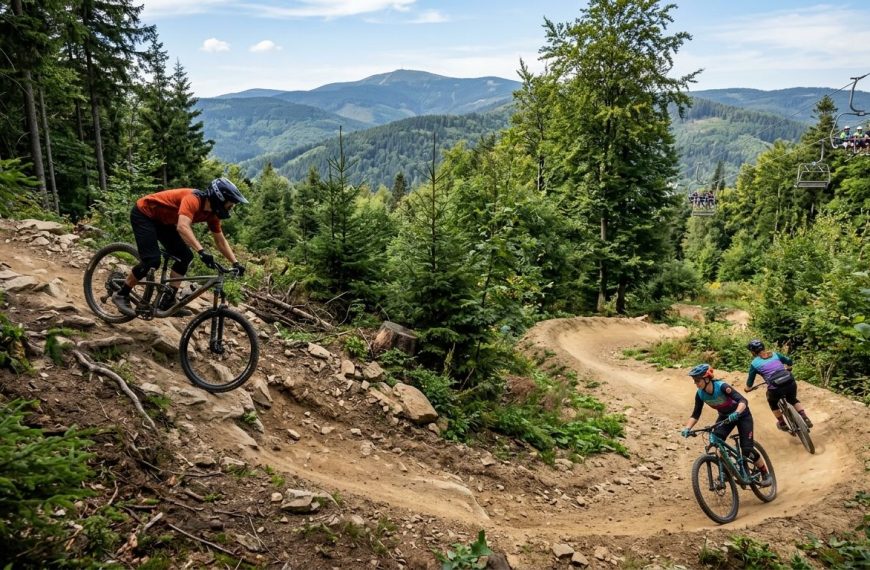 Bike Park Szczyrk: trasy enduro dla początkujących i zaawansowanych