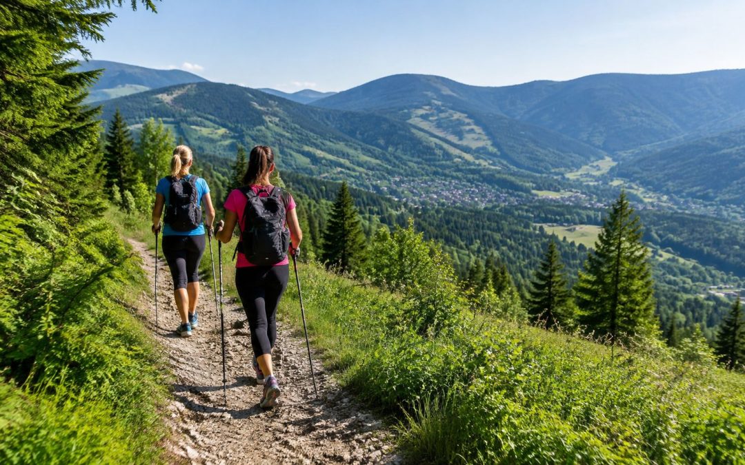 Najpiękniejsze trasy Nordic Walking w okolicach Szczyrku