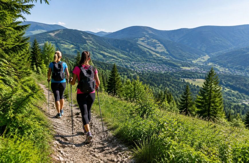 Najpiękniejsze trasy Nordic Walking w okolicach Szczyrku